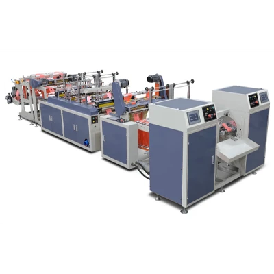 Automatic Double Lines High Speed garbage Bag Making Machine